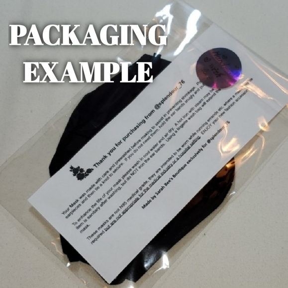 🖤FREE W/BUNDLE PURCHASE🖤*Cherries Handcrafted Face Mask - Picture 7 of 8